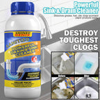 Sanitizo Powerful Drain & Sink Cleaner Powder 250 gm (Pack of 4)