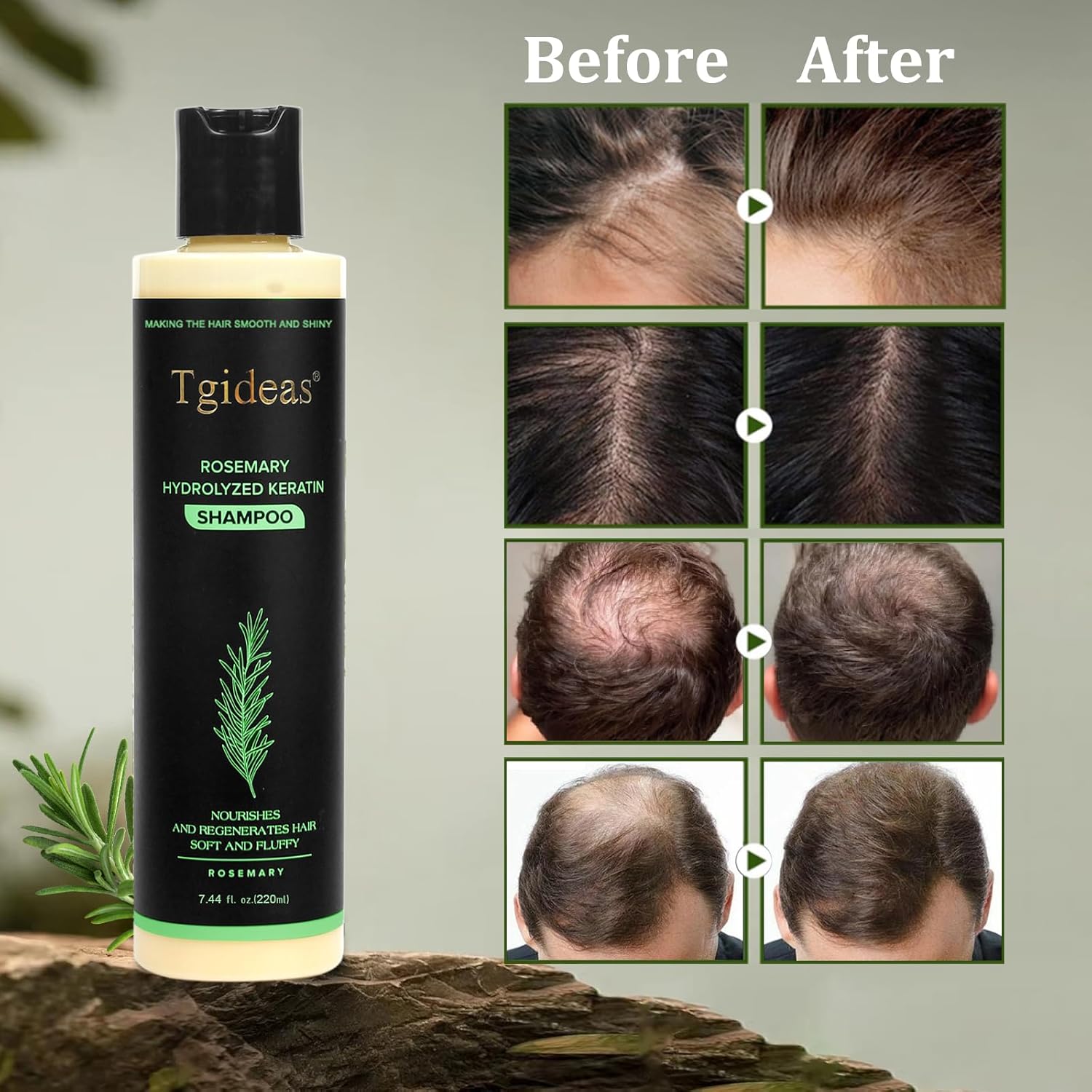 Organic Rosemary Hair Growth Shampoo (Buy 1 Get 1 FREE)
