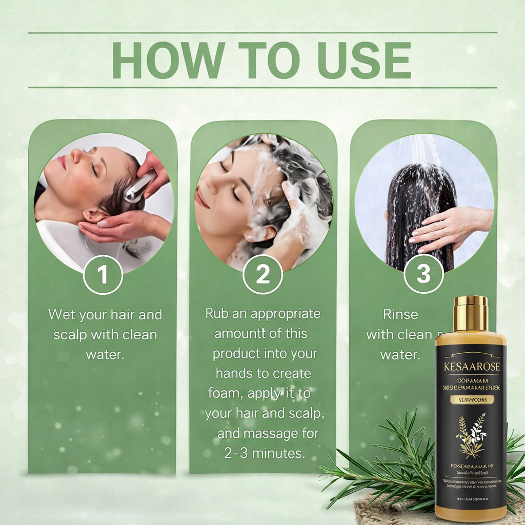 Rosemary Hydrolyzed Keratin Shampoo ( BUY 1 GET 1 FREE )